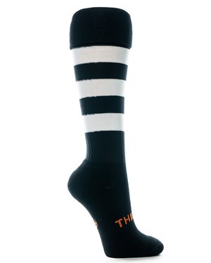 035 Black with White Hoops