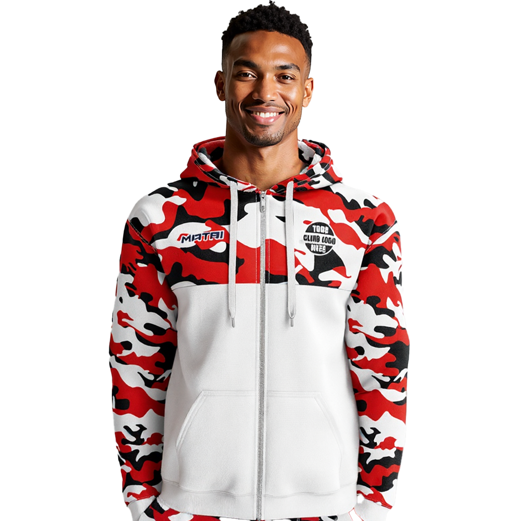 Pro Sublimated Hoodie - Zip WHITE 2