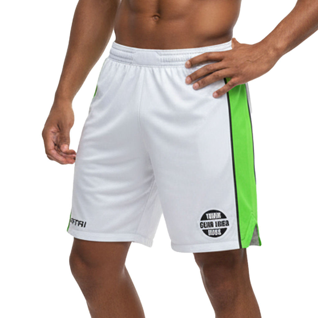 Elite Sublimated Basketball Shorts - Unisex FRONT WHITE 2