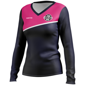 Pro Sublimated Women's Long Sleeve T Shirt - V Neck