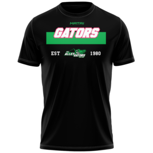 PBC Alleygators  - Core Cotton Shirt-Black-Pink