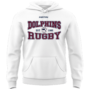 Noosa Dolphins - Core Fleece Hoodie-White