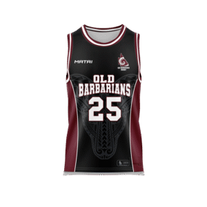 QLD Barbarians - Elite Basketball Singlet - Ribbed