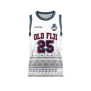 QLD Fiji - Elite Basketball Singlet - Ribbed
