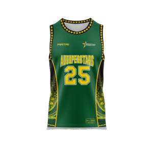 AUSuperstars - Elite Basketball Singlet - Ribbed