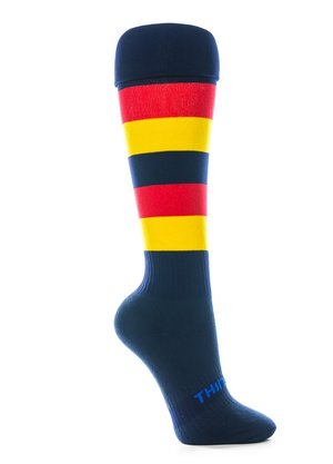 042 Navy with Red-Gold Hoops