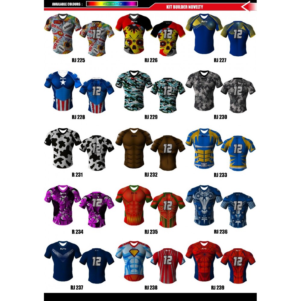 novelty rugby jerseys