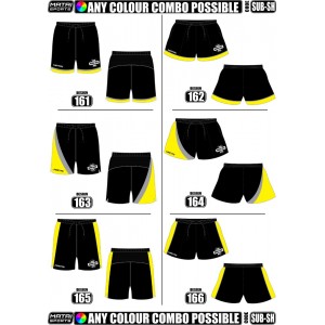 Pro Sublimated Work Wear Rugby Shorts - 