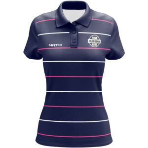 PRO SUBLIMATED WOMENS POLO SHIRTS SET IN SLEEVE 