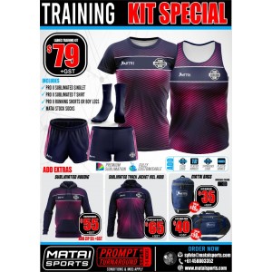 Matai Club Ladies Training Kit Special 
