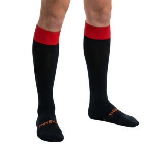 Thin Skins Football Socks - Contrast Top (6 Pack)
