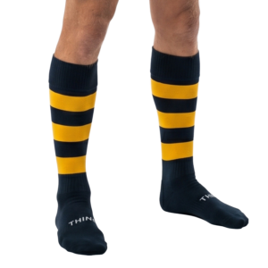 Thin Skin Football Socks - Hoops (6 Pack)