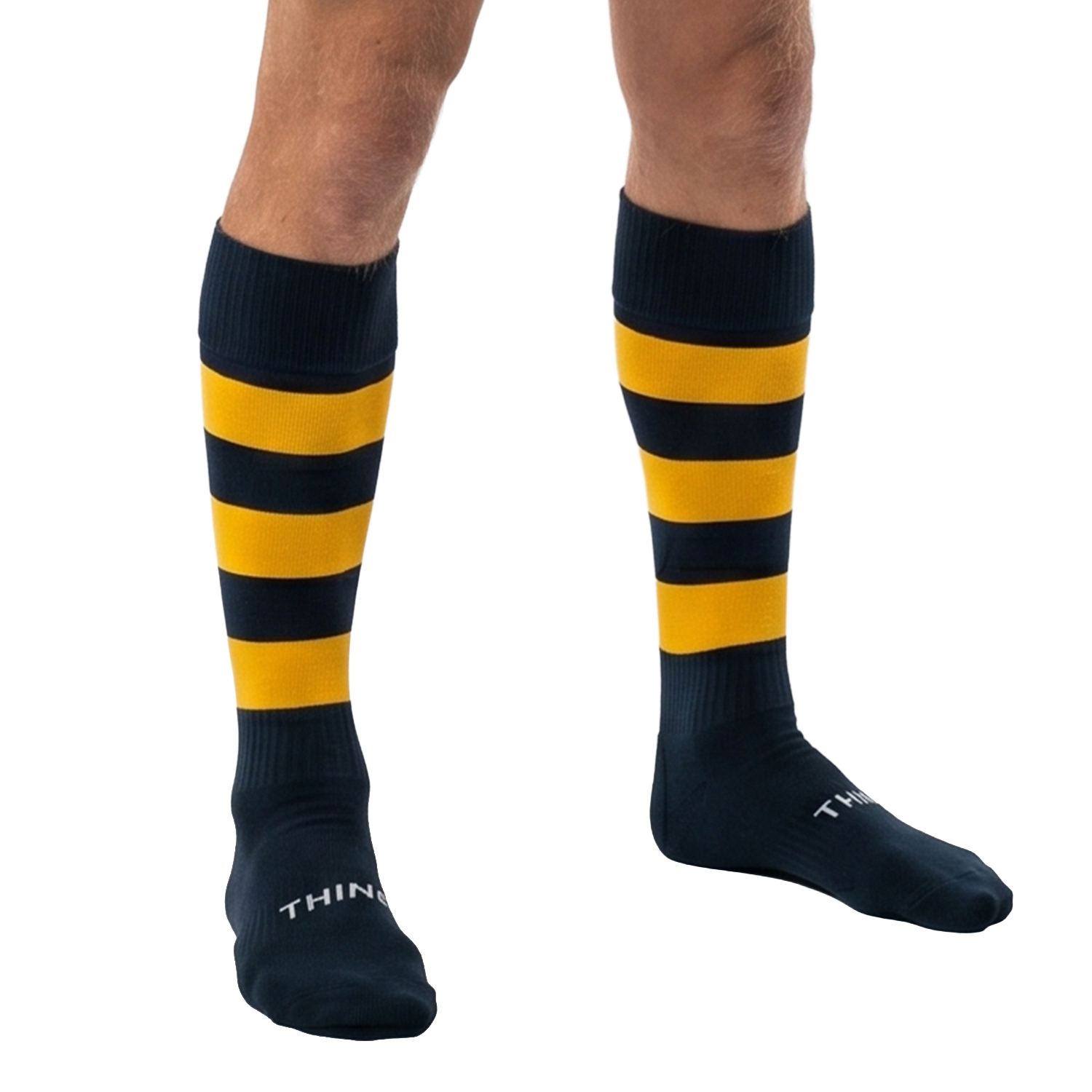Thin Skin Football Socks - Hoops (6 Pack)