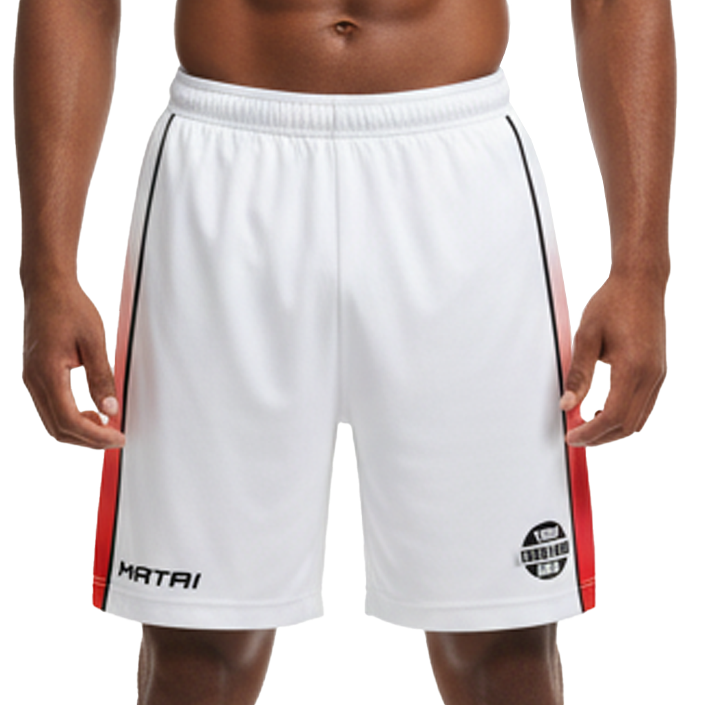 Pro Sublimated Basketball Shorts - Unisex FRONT WHITE 1