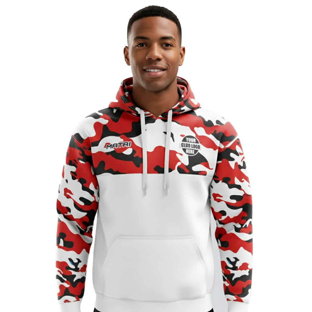 Pro Sublimated Hoodie - No Zip WHITE 2
