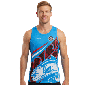 Pro Sublimated Fishing Singlet - Maori