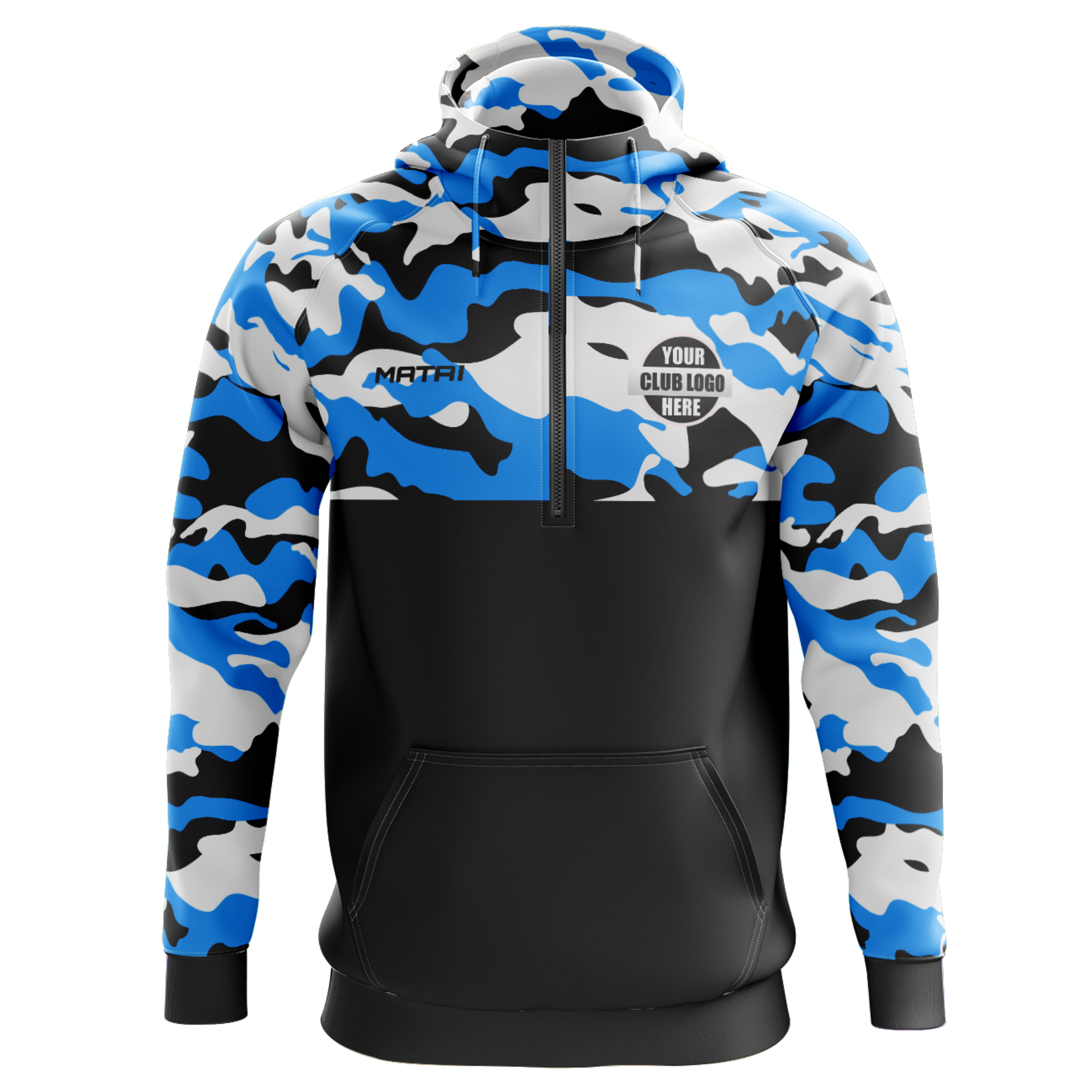 Performance Sublimated Hoodie - half zip