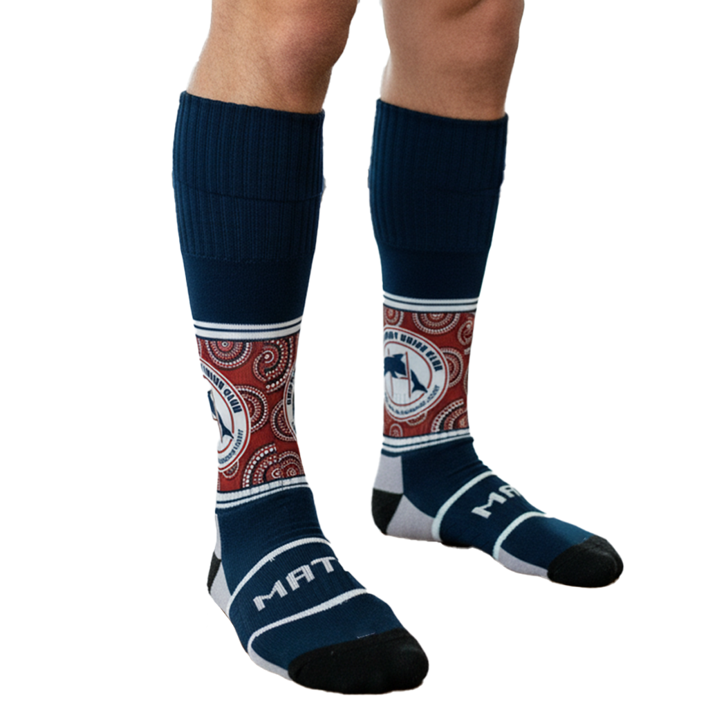 Rubber Top Sublimation Socks