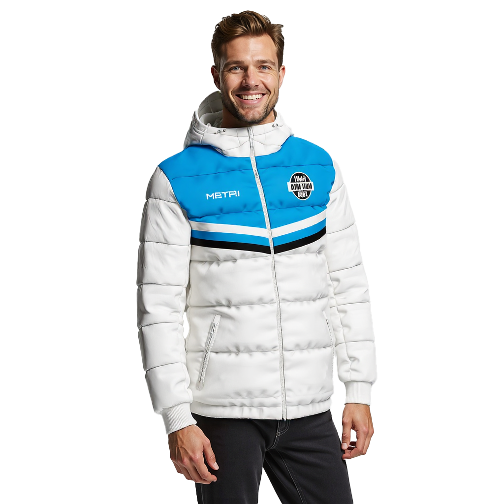 Performance Hybrid Padded Jacket WHITE (2)