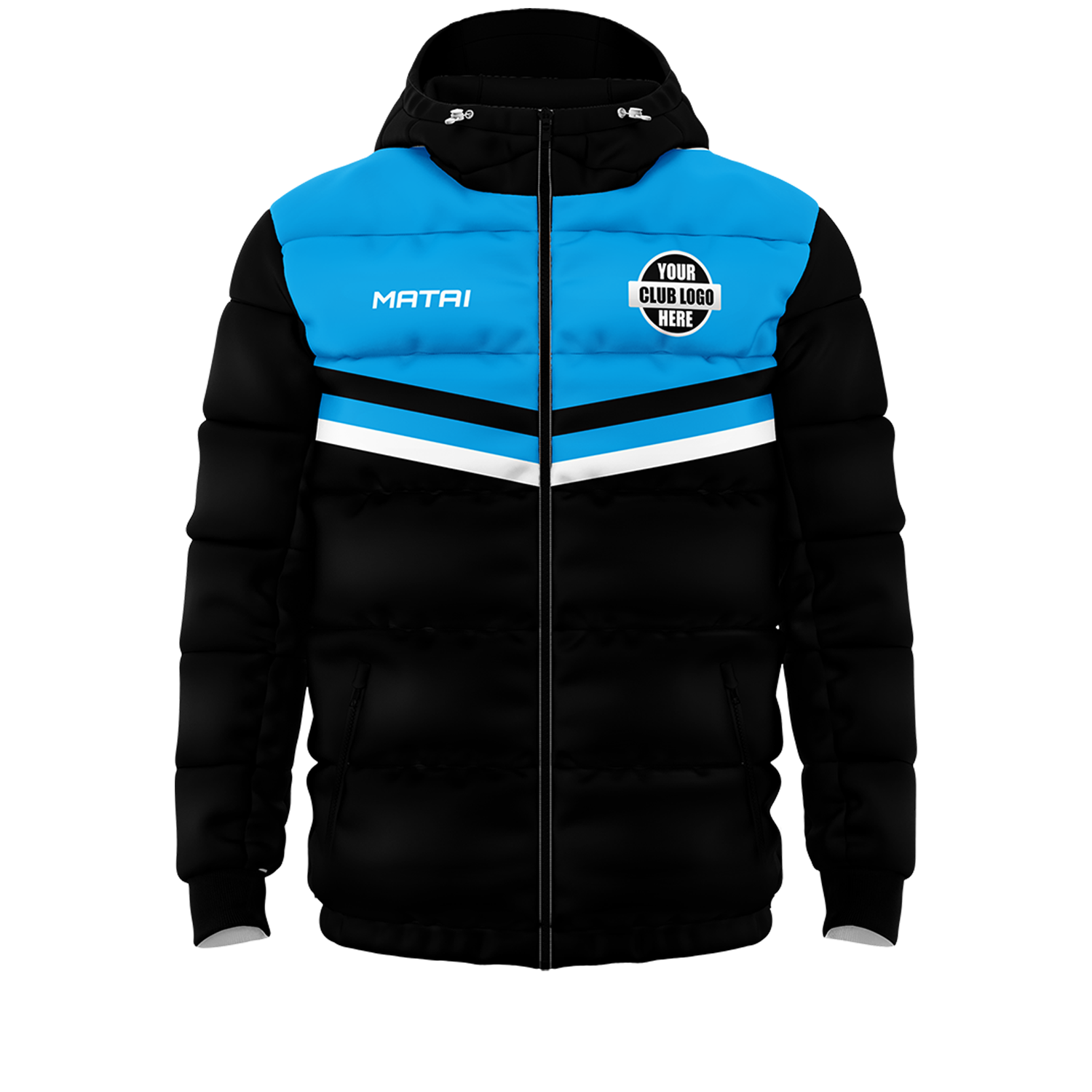 Performance Hybrid Padded Jacket w Hood - Unisex