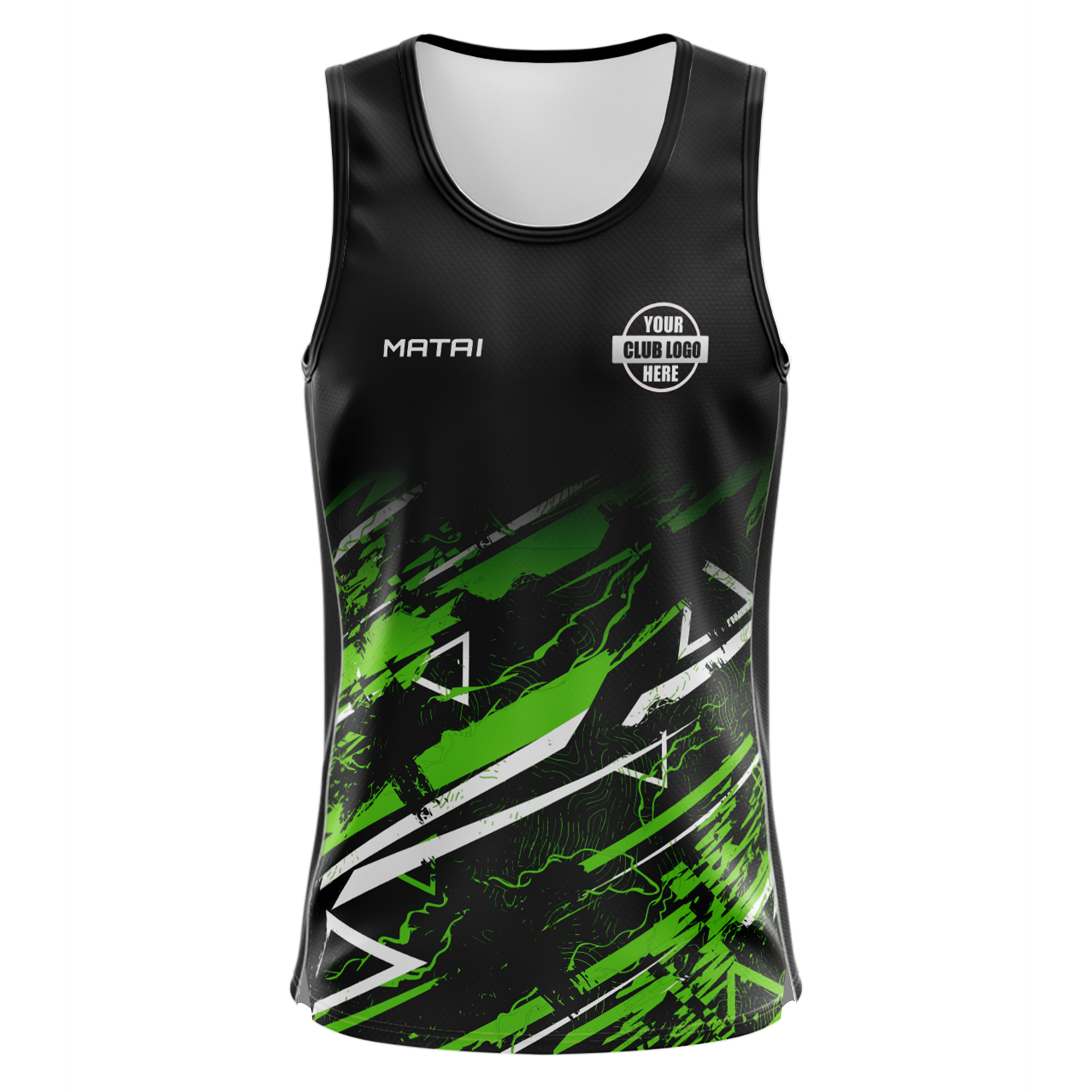 Elite Sublimated Singlet - Unisex front 1