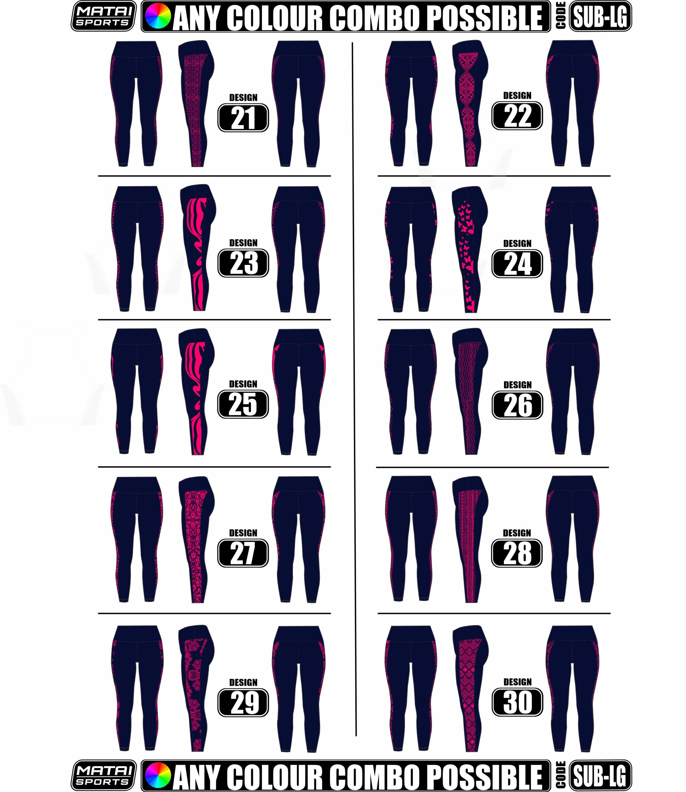 Leggings 7.8 Length 21 - 30