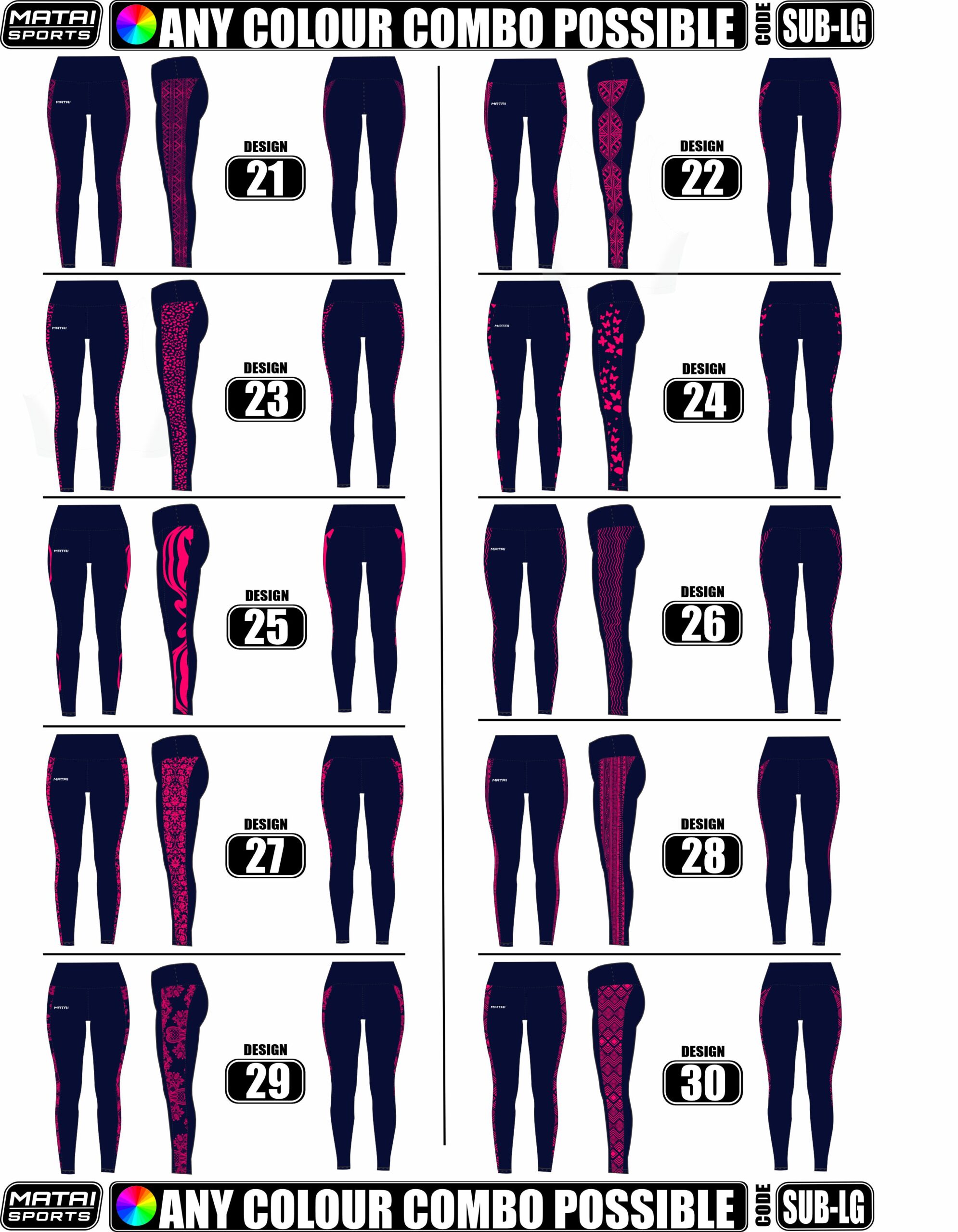 Leggings full Length 21 - 30