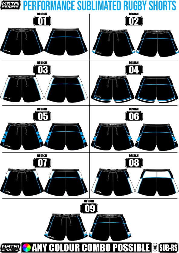 Performance Rugby shorts