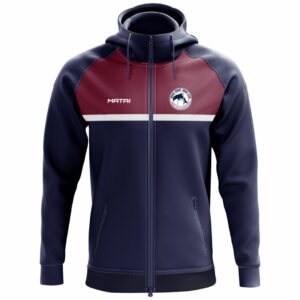 Noosa Dolphins Navy Hybrid Hoodie- Full Zip