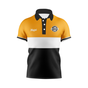 Cotton Knitted Rugby Jersey - Short Sleeve - Classic Collar