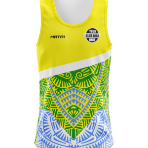 Pro Sublimated Work Wear Singlet -  Indigenous