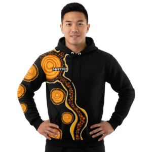 Pro Sublimated Fleece Hoodie - 'Resilience' by Nikita Fitzpatrick - Unisex Indigenous