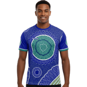 Pro Sublimated Multi Sports Shirt - 'Community Gathering'  by Zartisha Davis - Unisex Indigeneous