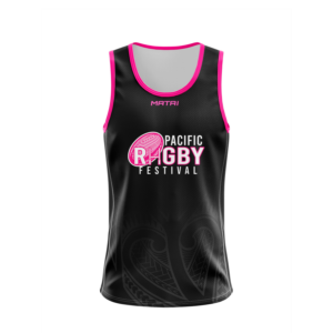 Pacific Youth Rugby Festival - Training Singlet - Black