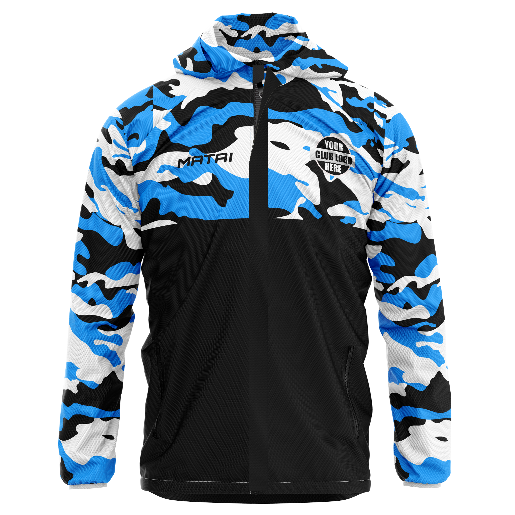 Performance Sublimated Spray Jacket W Hood - Unisex -