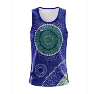 Pro Sublimated Singlet - 'Community Gathering' by Zartisha Davis