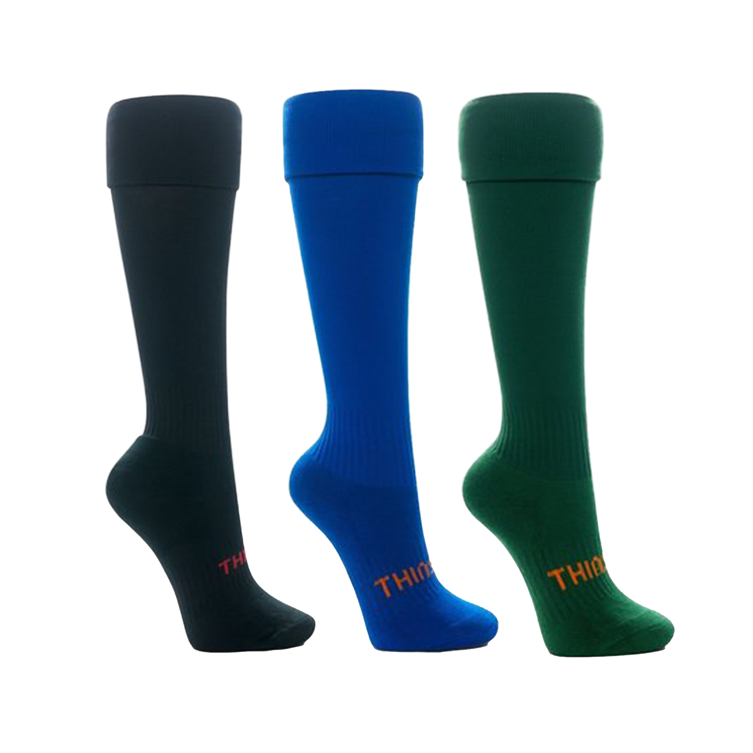 Thin Skin Plain Socks (6 Pack)