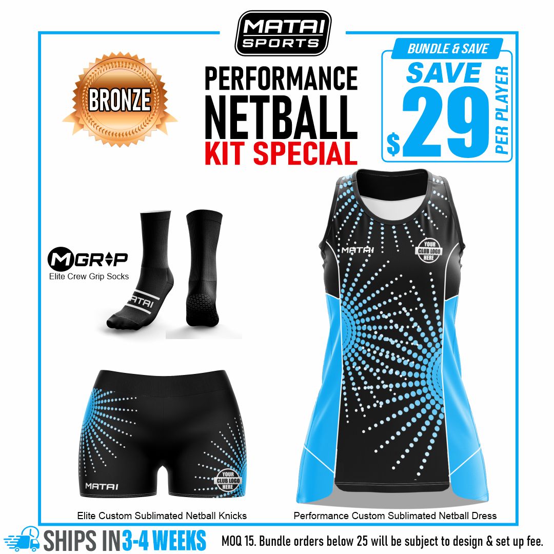 1 BRONZE Performance Netball Dress 2