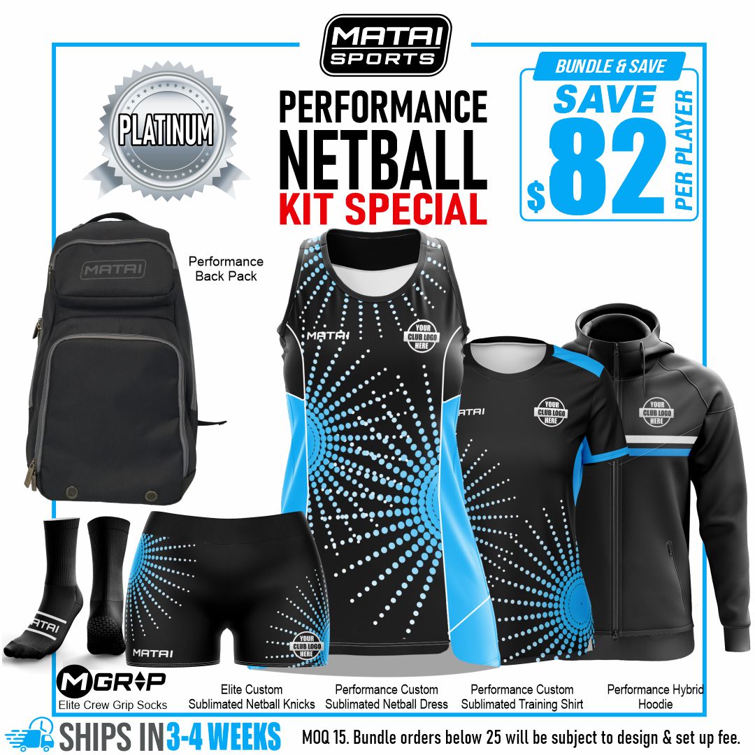 4 PLATINUM Performance Netball Dress 2