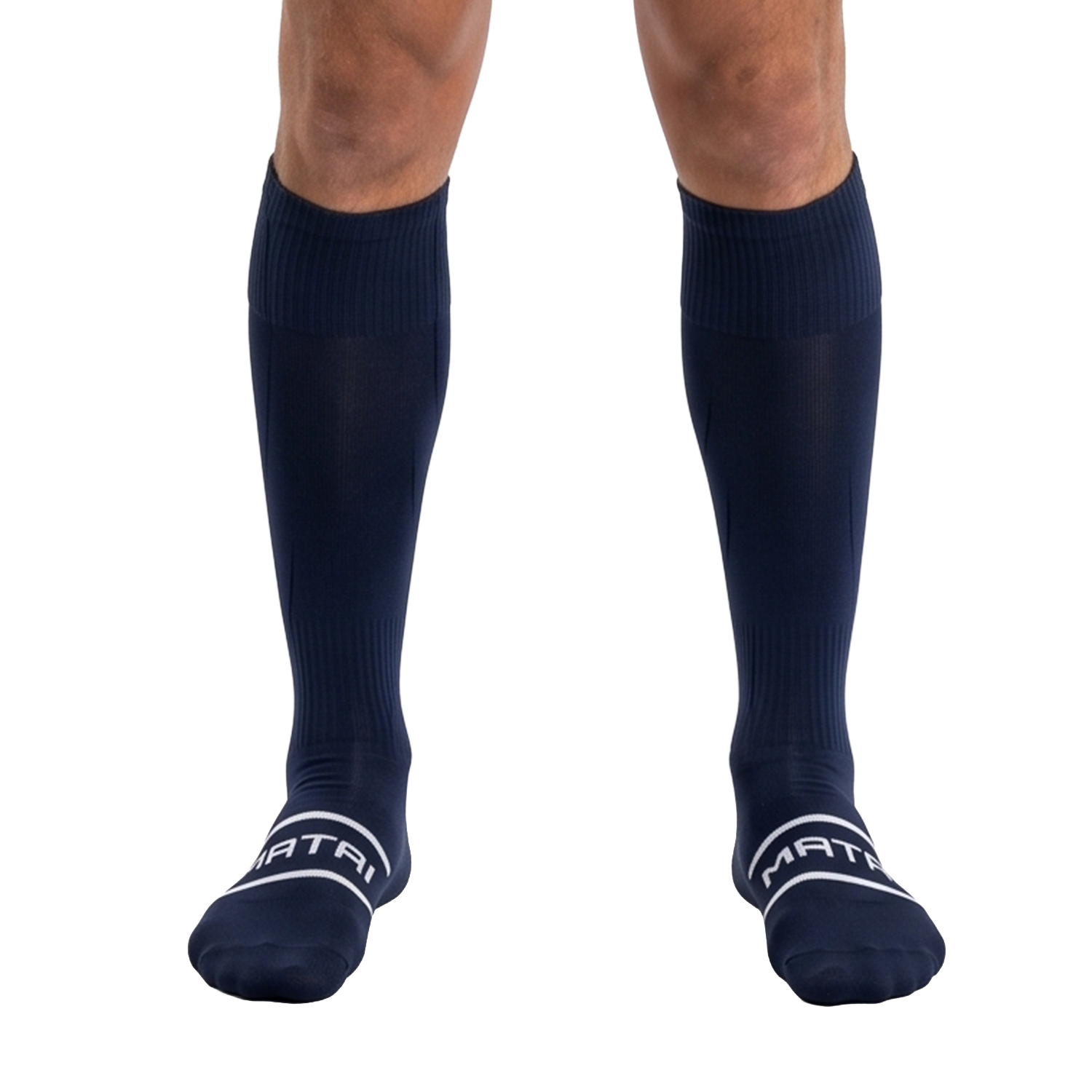Matai Elite Long Grip Socks - Navy
