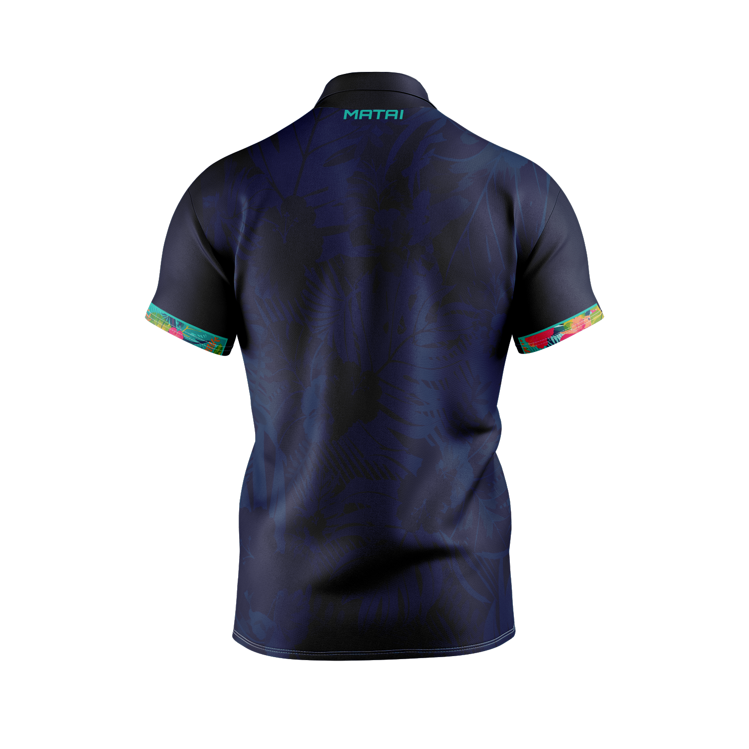 SC7 ELITE POLO SHIRT BACK PNG