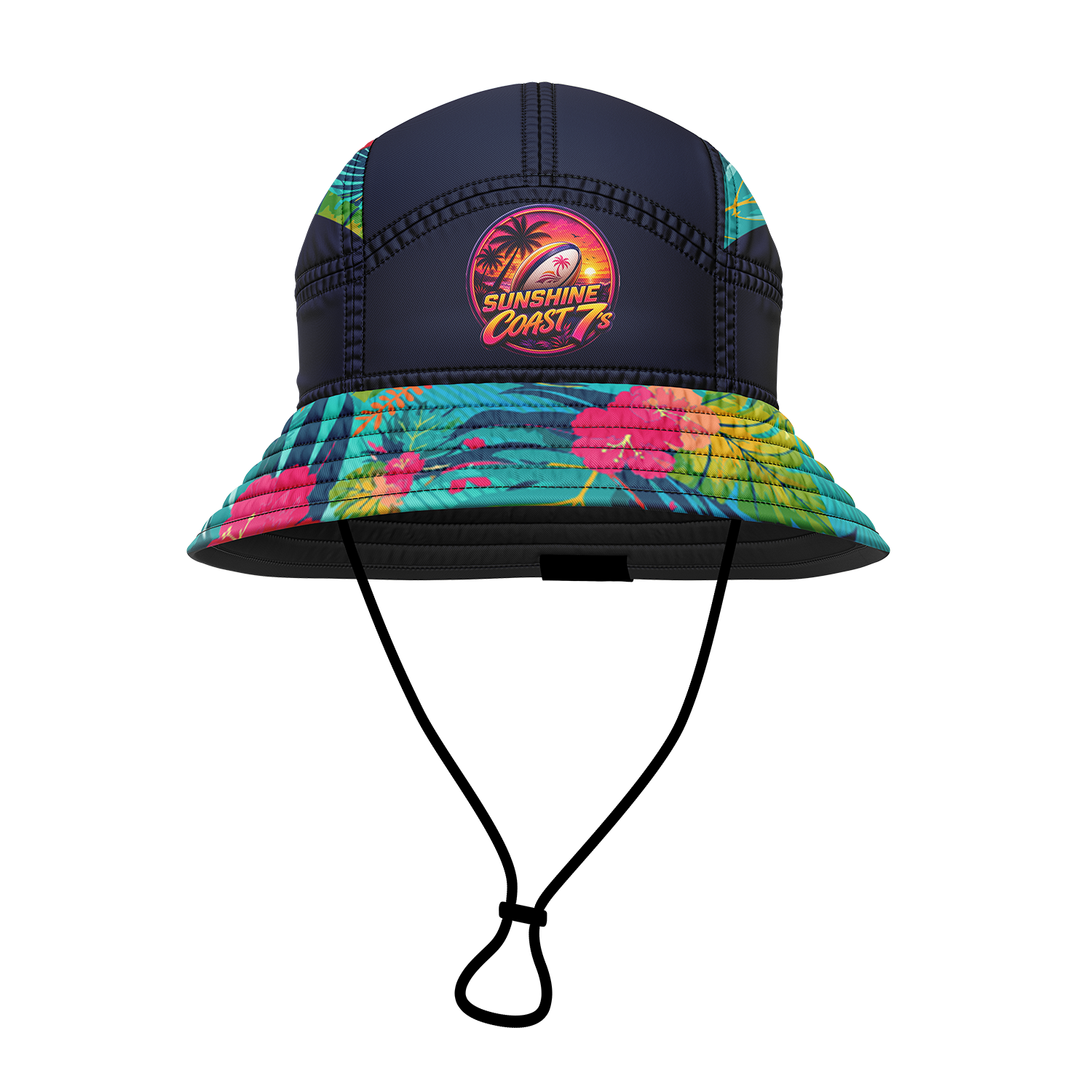 SC7 elite sublimated RIPSTOP training bucket hat FRONT PNG