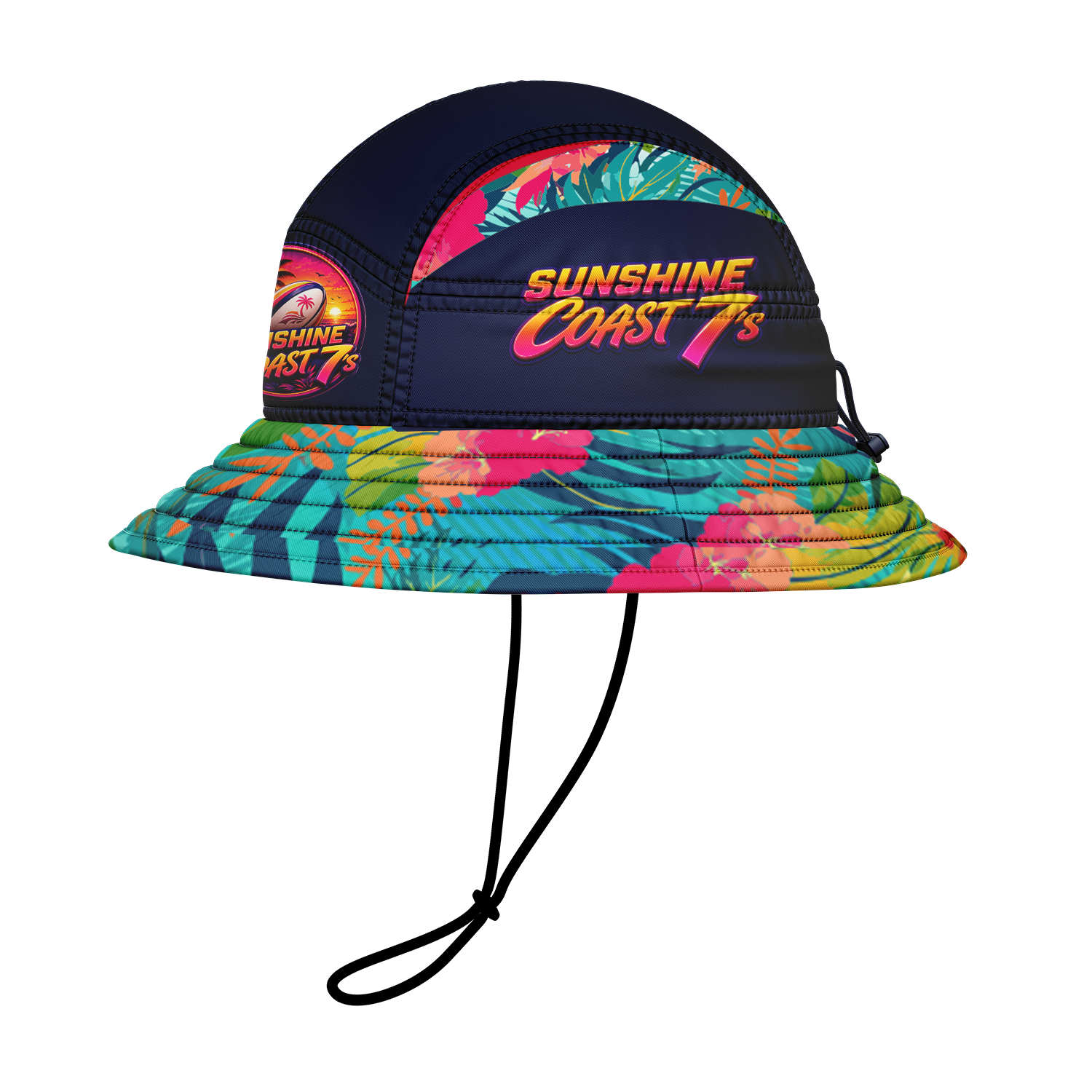 SC7 elite sublimated RIPSTOP training bucket hat SIDE png