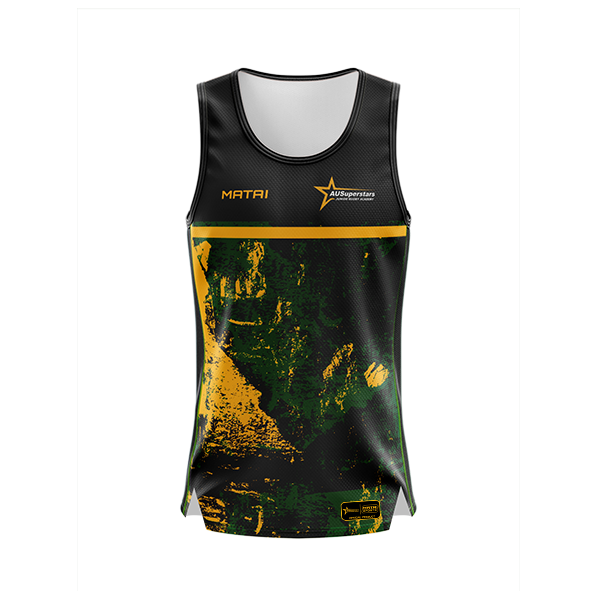 AU ELITE TRAINING SINGLET FRONT png