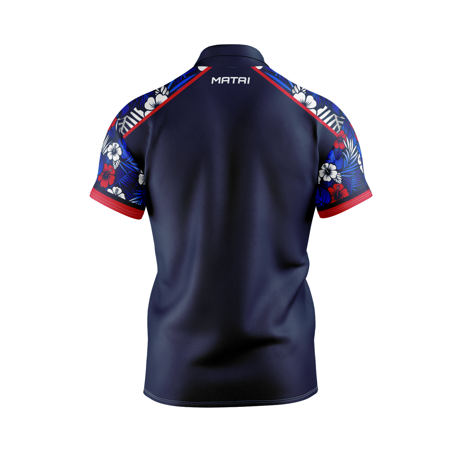 Elite Sublimated Polo Shirt - Back PNG