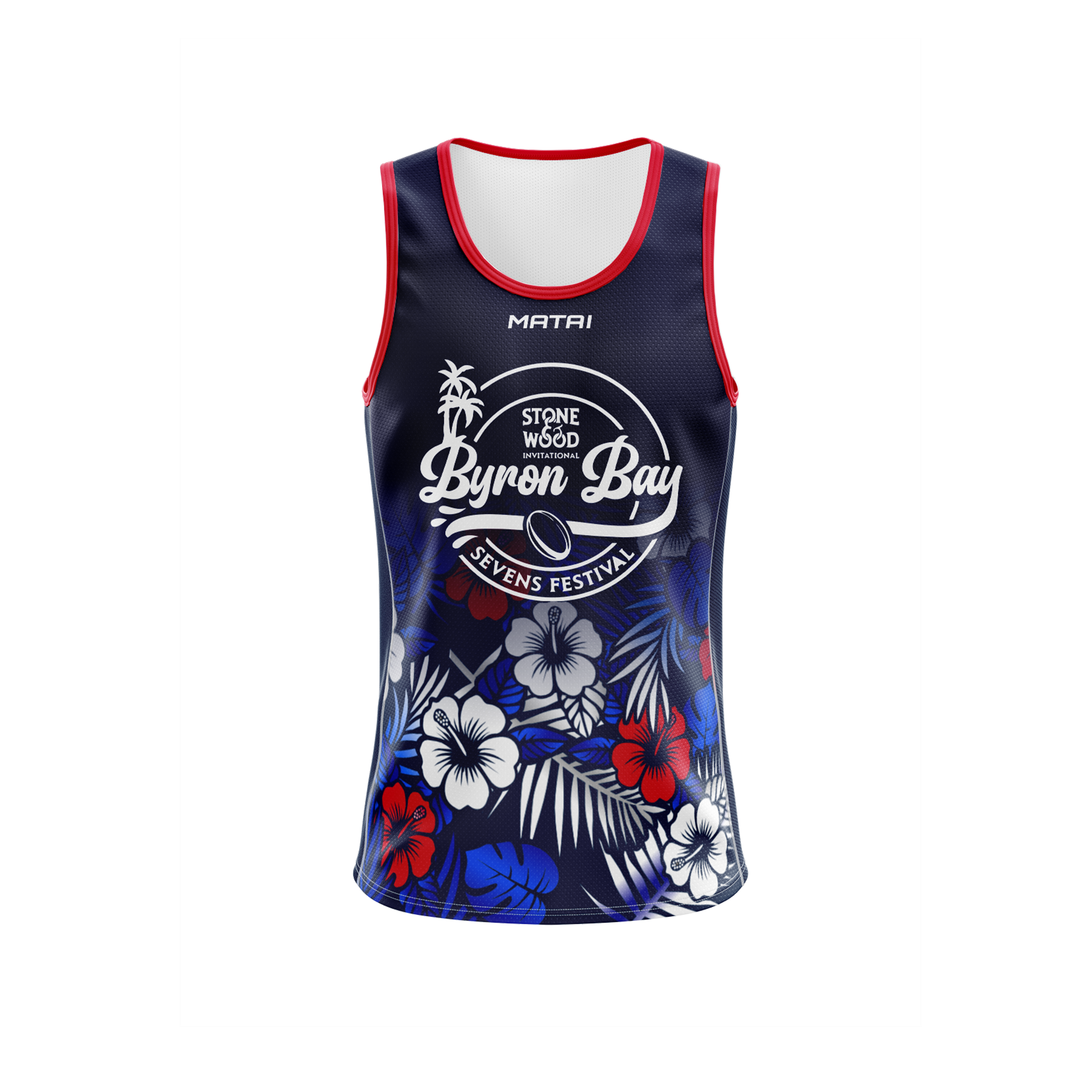 Elite Sublimated Training Singlet - Front PNG