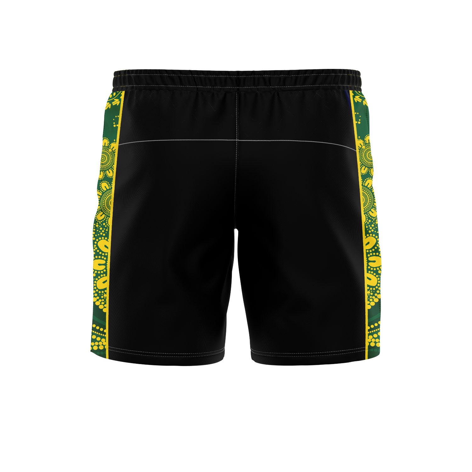 Elite Sublimated Travel Shorts BACK PNG