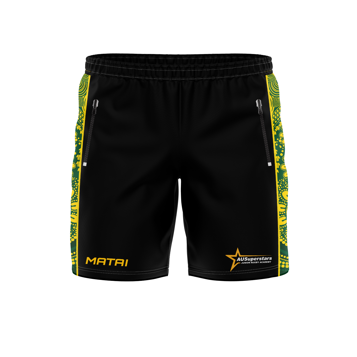 Elite Sublimated Travel Shorts FRONT PNG