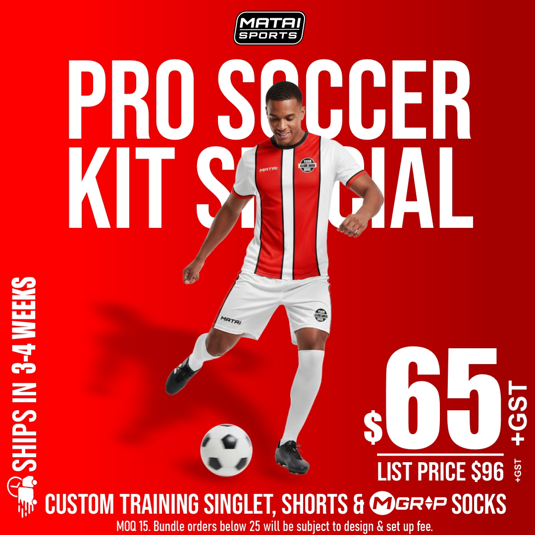 0 Pro Soccer Kit Bundles - BRONZE White