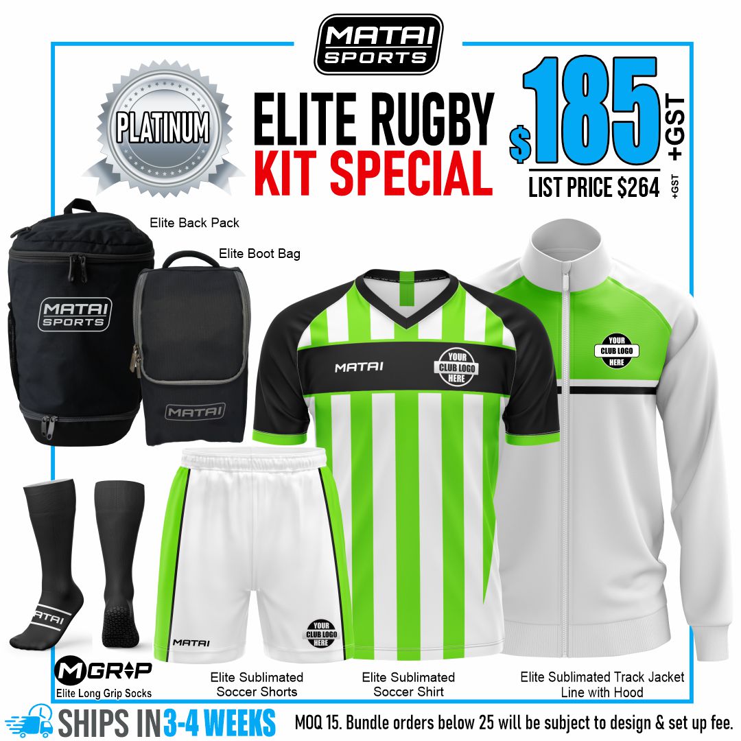 4 Elite Soccer Kit Bundles - White PLATINUM